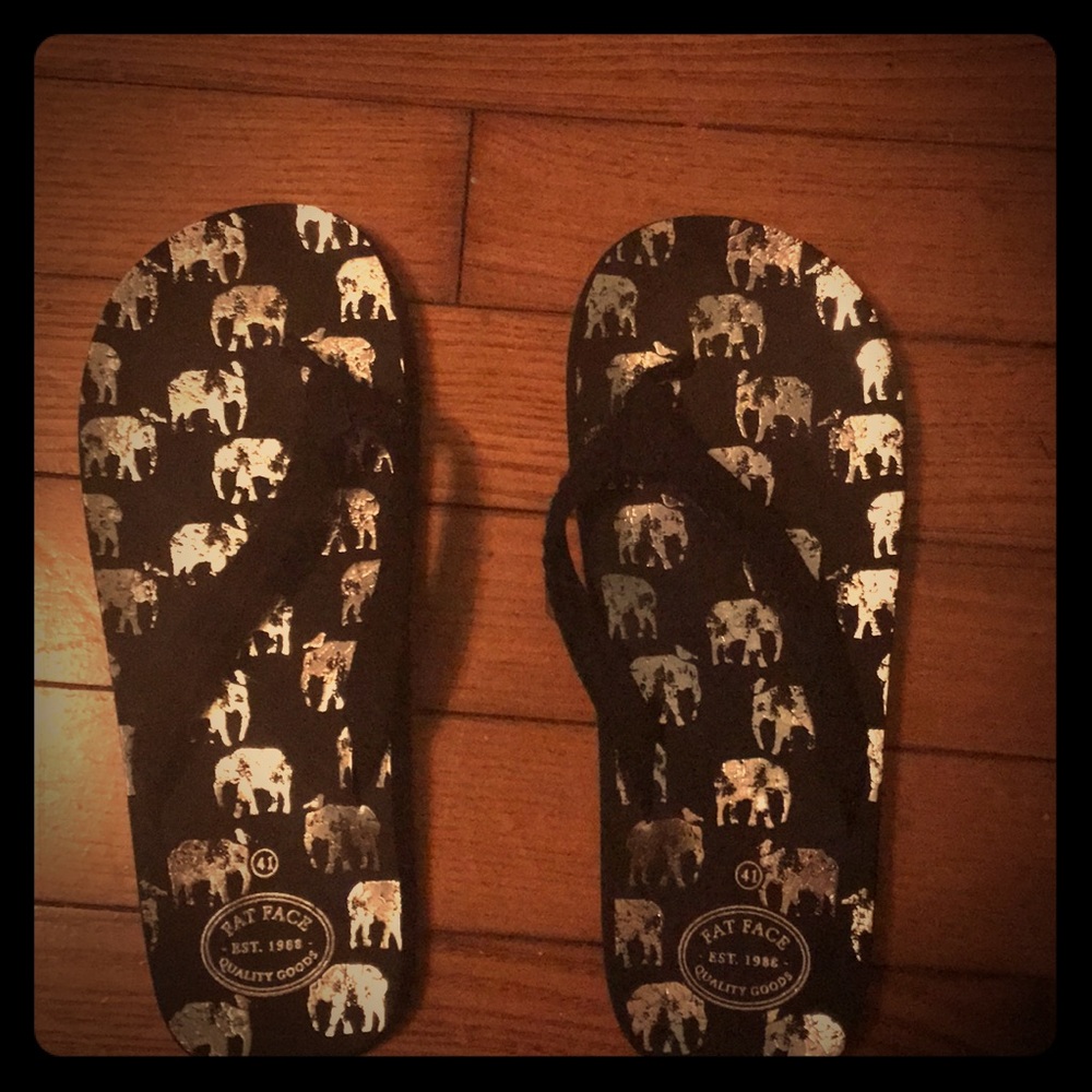 Silver Elephant Sandals